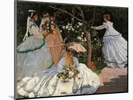 Women in the Garden-Claude Monet-Mounted Giclee Print