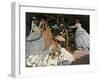 Women in the Garden-Claude Monet-Framed Giclee Print