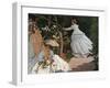 Women in the Garden-Claude Monet-Framed Art Print