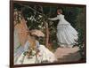 Women in the Garden-Claude Monet-Framed Art Print