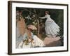 Women in the Garden-Claude Monet-Framed Art Print