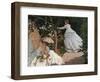 Women in the Garden-Claude Monet-Framed Art Print