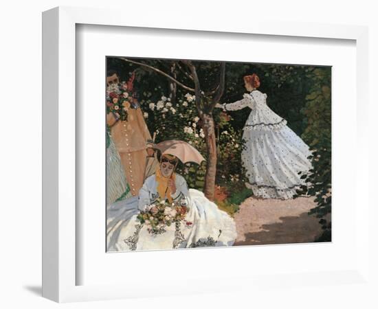 Women in the Garden-Claude Monet-Framed Art Print