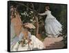 Women in the Garden-Claude Monet-Framed Stretched Canvas