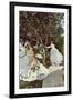 Women in the Garden-Claude Monet-Framed Art Print