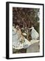 Women in the Garden-Claude Monet-Framed Art Print