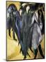 Women in the Street-Ernst Ludwig Kirchner-Mounted Art Print