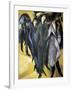 Women in the Street-Ernst Ludwig Kirchner-Framed Art Print