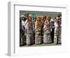 Women in Traditional Tibetan Dress, Yushu, Qinghai Province, China-Occidor Ltd-Framed Photographic Print