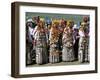 Women in Traditional Tibetan Dress, Yushu, Qinghai Province, China-Occidor Ltd-Framed Photographic Print