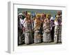 Women in Traditional Tibetan Dress, Yushu, Qinghai Province, China-Occidor Ltd-Framed Photographic Print