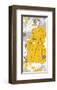 Women in Yellow Dress-Irena Orlov-Framed Premium Giclee Print