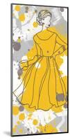Women in Yellow Dress-Irena Orlov-Mounted Art Print