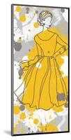 Women in Yellow Dress-Irena Orlov-Mounted Art Print