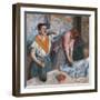 Women Ironing-Edgar Degas-Framed Giclee Print