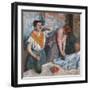 Women Ironing-Edgar Degas-Framed Giclee Print