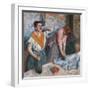 Women Ironing-Edgar Degas-Framed Giclee Print