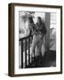 Women Jockey's Watching Race from Balcony of Jockey's Rooms-Peter Stackpole-Framed Photographic Print