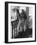 Women Jockey's Watching Race from Balcony of Jockey's Rooms-Peter Stackpole-Framed Photographic Print