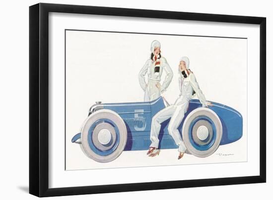 Women Join the Racing Driver Fraternity-Ren? Vincent-Framed Photographic Print