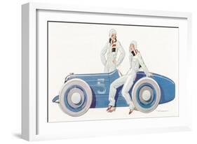 Women Join the Racing Driver Fraternity-Ren? Vincent-Framed Photographic Print