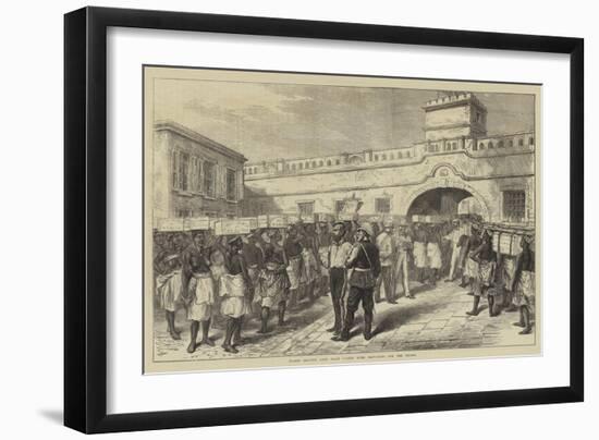 Women Leaving Cape Coast Castle with Provisions for the Troops-null-Framed Giclee Print