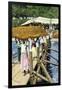 Women Loading Oranges on a Ship at San Antonio, Paraguay, c.1890-null-Framed Giclee Print