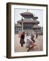 Women Loading Up, Using Dokos to Carry Loads, in Durbar Square, Patan, Kathmandu Valley, Nepal-Don Smith-Framed Photographic Print