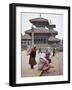 Women Loading Up, Using Dokos to Carry Loads, in Durbar Square, Patan, Kathmandu Valley, Nepal-Don Smith-Framed Photographic Print