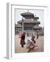 Women Loading Up, Using Dokos to Carry Loads, in Durbar Square, Patan, Kathmandu Valley, Nepal-Don Smith-Framed Photographic Print