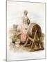 Women Making Butter, 1808-William Henry Pyne-Mounted Giclee Print