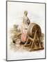 Women Making Butter, 1808-William Henry Pyne-Mounted Giclee Print