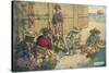 Women Making Leis, Hawaii-null-Stretched Canvas