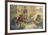 Women Making Leis, Hawaii-null-Framed Art Print