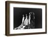 Women Modeling Evening Gowns at the Met Fashion Ball, New York, New York, November 1960-Walter Sanders-Framed Photographic Print