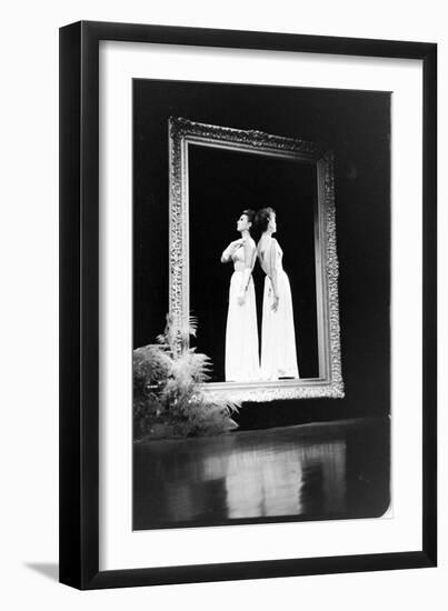 Women Modeling Evening Gowns at the Met Fashion Ball, New York, New York, November 1960-Walter Sanders-Framed Photographic Print