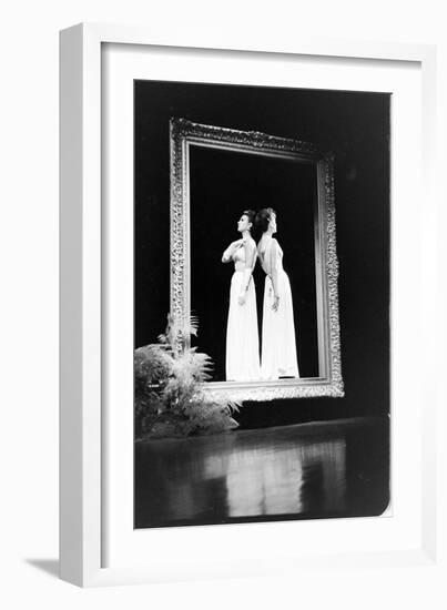 Women Modeling Evening Gowns at the Met Fashion Ball, New York, New York, November 1960-Walter Sanders-Framed Photographic Print