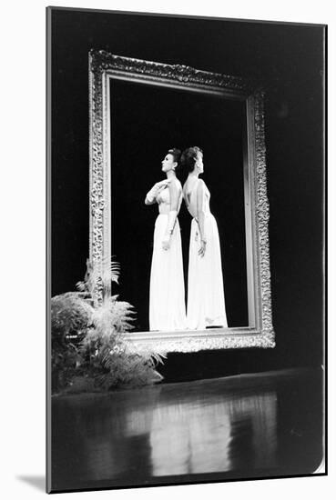 Women Modeling Evening Gowns at the Met Fashion Ball, New York, New York, November 1960-Walter Sanders-Mounted Photographic Print