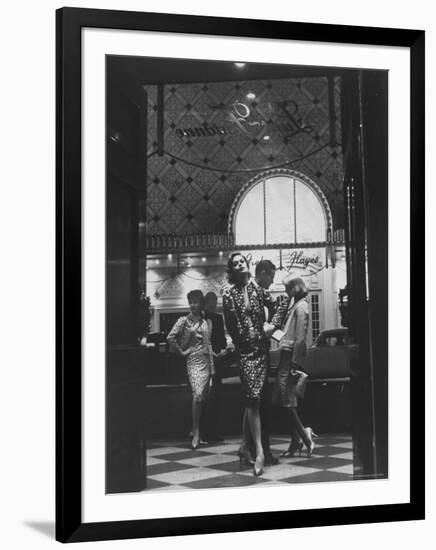 Women Modeling Evening Suits-Gordon Parks-Framed Photographic Print