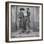 Women Modeling Spring Dresses-Gordon Parks-Framed Photographic Print