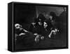 Women Mourning at Wake of Juan Larra-W^ Eugene Smith-Framed Stretched Canvas