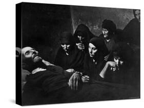 Women Mourning at Wake of Juan Larra-W^ Eugene Smith-Stretched Canvas