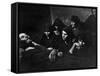Women Mourning at Wake of Juan Larra-W^ Eugene Smith-Framed Stretched Canvas