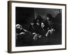 Women Mourning at Wake of Juan Larra-W^ Eugene Smith-Framed Photographic Print
