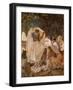 Women of Blidah on the day of the Prophet, Algeria, 1900-Frederick Arthur Bridgman-Framed Giclee Print