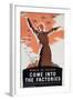 "Women of Britain Come into the Factories", Propaganda Poster, C.1940-null-Framed Giclee Print