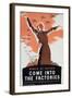 "Women of Britain Come into the Factories", Propaganda Poster, C.1940-null-Framed Giclee Print