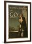 Women of Britain say - "Go!", 1915-English School-Framed Giclee Print