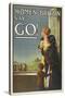 Women Of Britain Say - "GO!" British Patriotic Poster Urging Men To Volunteer-null-Stretched Canvas