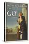 Women Of Britain Say - "GO!" British Patriotic Poster Urging Men To Volunteer-null-Stretched Canvas